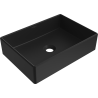 Mexen Goya countertop washbasin 45 x 32 cm, Black matt - 22184585