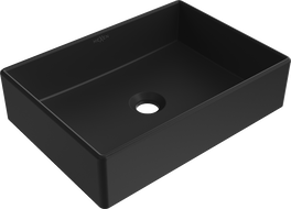 Mexen Goya countertop washbasin 45 x 32 cm, Black matt - 22184585