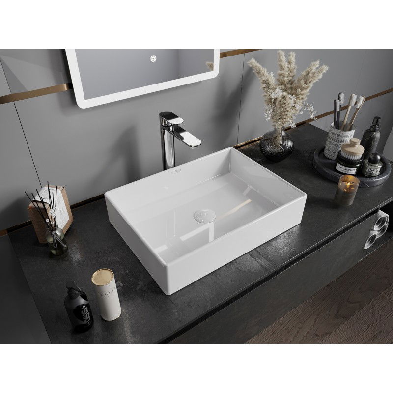Mexen Goya countertop basin 51 x 37 cm, white - 22185000