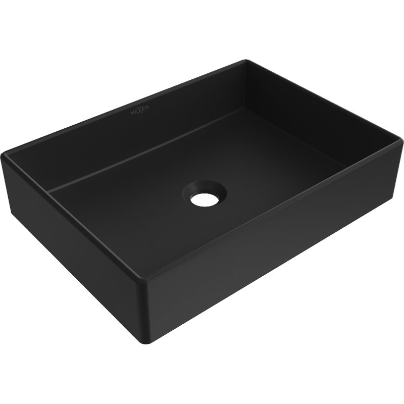 Mexen Goya countertop washbasin 51 x 37 cm, black matte - 22185085