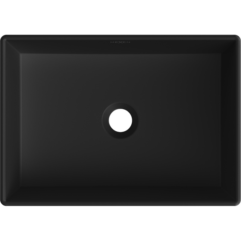 Mexen Goya countertop washbasin 51 x 37 cm, black matte - 22185085