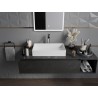Mexen Goya 60 x 37 cm countertop sink, white - 22186000