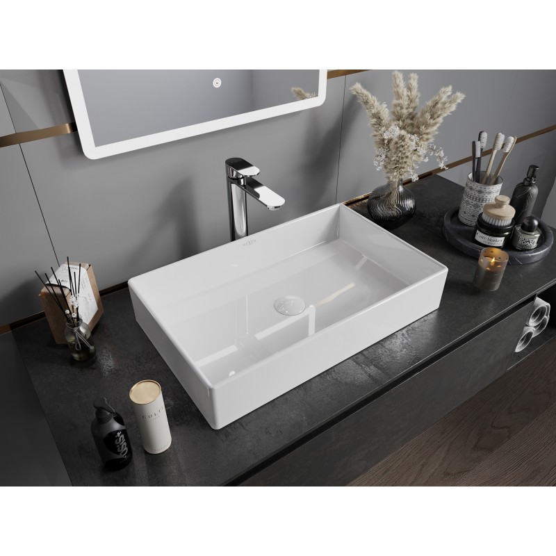 Mexen Goya 60 x 37 cm countertop sink, white - 22186000