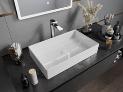 Mexen Goya 60 x 37 cm countertop sink, white - 22186000