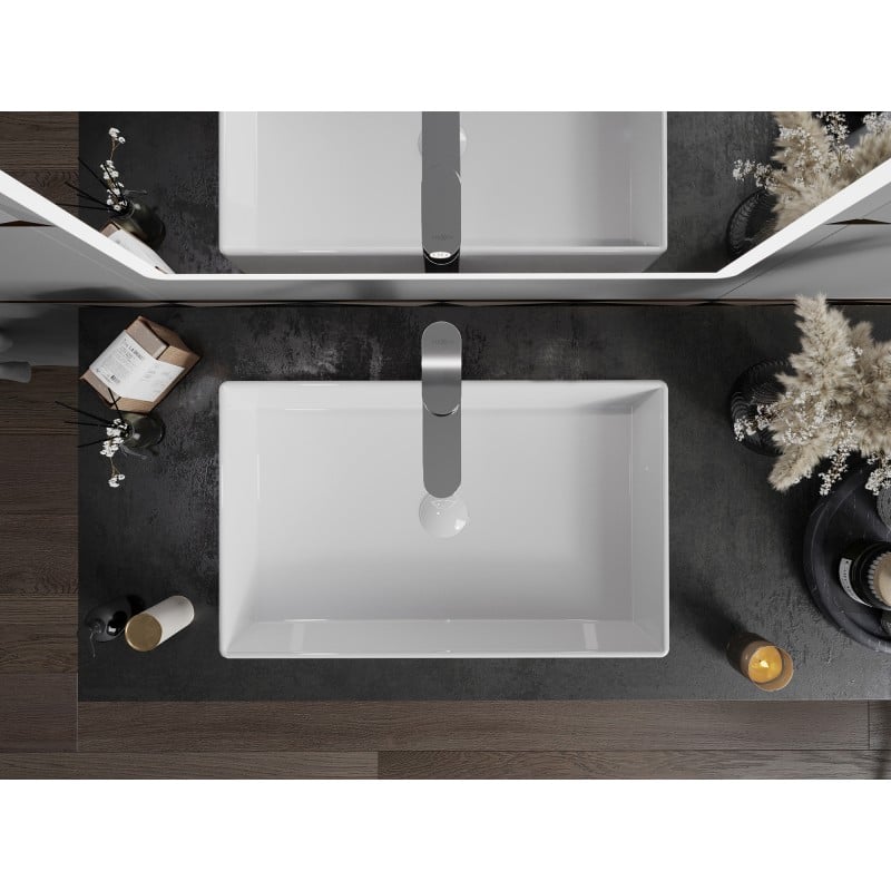 Mexen Goya 60 x 37 cm countertop sink, white - 22186000