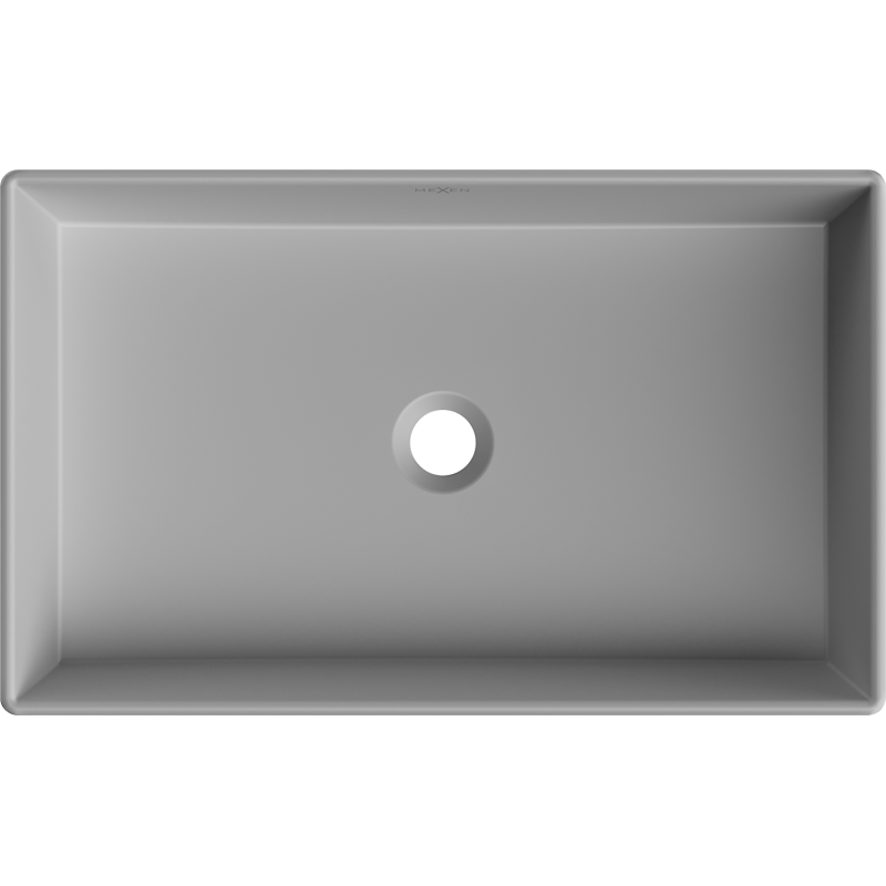Mexen Goya countertop washbasin 60 x 37 cm, light gray matte - 22186061