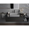 Mexen Goya countertop washbasin 60 x 37 cm, light gray matte - 22186061