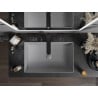 Mexen Goya countertop washbasin 60 x 37 cm, light gray matte - 22186061