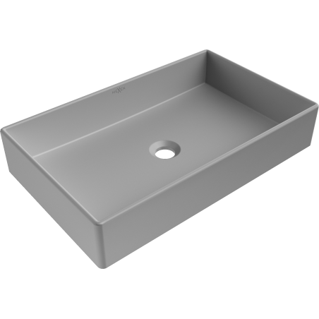 Mexen Goya countertop washbasin 60 x 37 cm, light gray matte - 22186061
