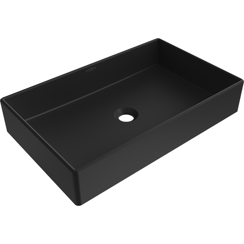 Mexen Goya countertop washbasin 60 x 37 cm, Black matt- 22186085