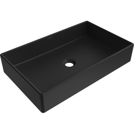 Mexen Goya 60 x 37 cm countertop washbasin, matte black - 22186085