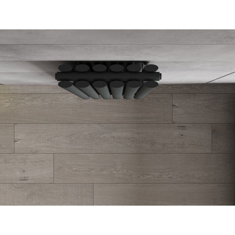 Mexen Dallas decorative radiator 1600 x 360 mm, 1039 W, anthracite - W214-1600-360-00-66