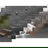 Mexen Boston decorative radiator 1200 x 452 mm, 611 W, anthracite - W213-1200-452-00-66