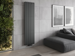 Mexen Boston Decorative Radiator 1800 x 452 mm, 888 W, Anthracite - W213-1800-452-00-66