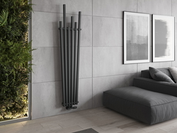 Mexen Omaha Decorative Radiator 1800 x 420 mm, 655 W, Anthracite - W208-1800-420-00-66