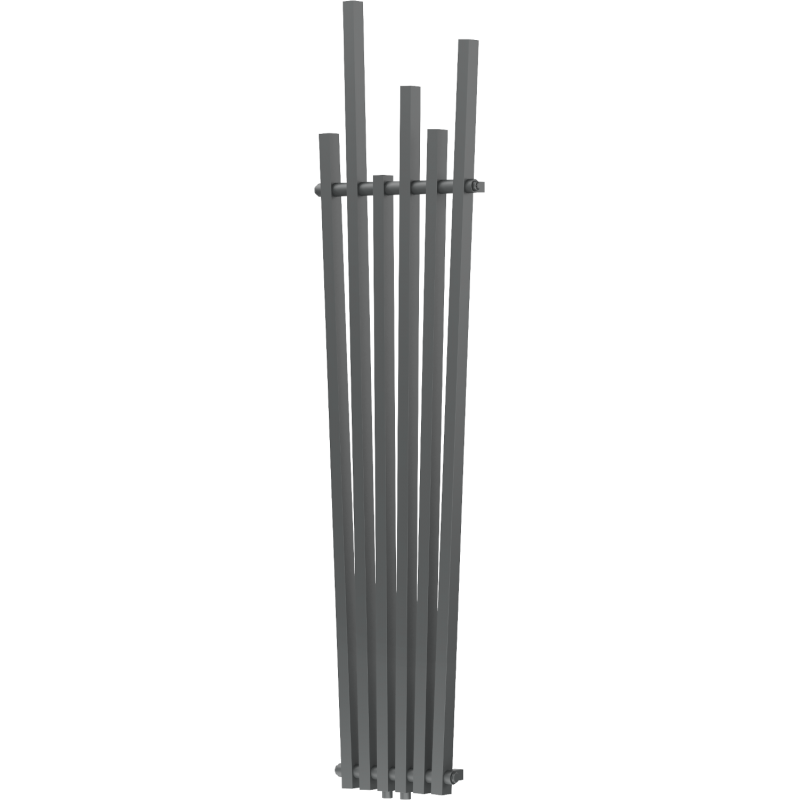 Mexen Omaha Decorative Radiator 1800 x 420 mm, 655 W, Anthracite - W208-1800-420-00-66