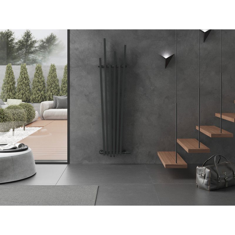 Mexen Omaha decorative radiator 1800 x 420 mm, 655 W, anthracite - W208-1800-420-00-66