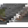 Mexen Orlando decorative radiator 1380 x 600 mm, 445 W, anthracite - W207-1380-600-00-66
