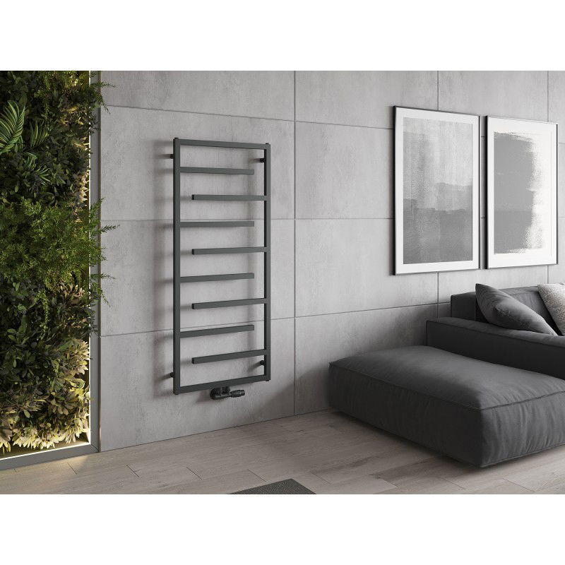 Mexen Orlando decorative radiator 1380 x 600 mm, 445 W, anthracite - W207-1380-600-00-66
