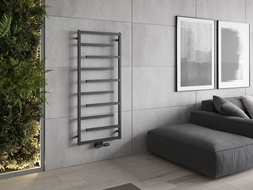 Mexen Orlando decorative radiator 1380 x 600 mm, 445 W, anthracite - W207-1380-600-00-66