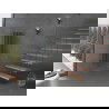 Mexen Oregon decorative radiator 1200 x 360 mm, 417 W, anthracite - W202-1200-350-00-66