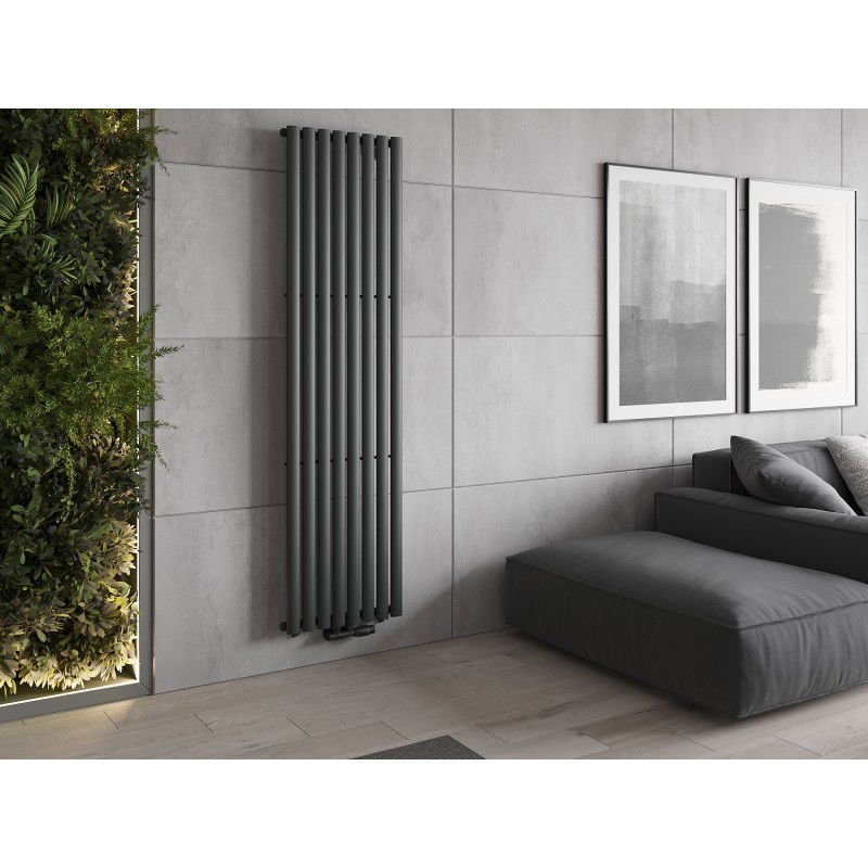 Mexen Oregon Decorative Radiator 1800 x 480 mm, 805 W, Anthracite - W202-1800-490-00-66