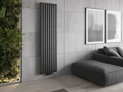 Mexen Oregon decorative radiator 1800 x 480 mm, 805 W, anthracite - W202-1800-490-00-66