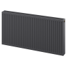 Mexen CC22 panel radiator 600 x 800 mm, central bottom connection, 1322 W, anthracite - W6C22-060-080-66