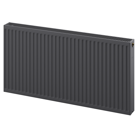Mexen CC22 panel radiator 900 x 600 mm, bottom central connection, 1371 W, anthracite - W6C22-090-060-66