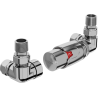 Mexen G00 axial thermostatic set, chrome - W903-900-01