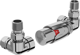 Mexen G00 axial thermostatic set, chrome - W903-900-01