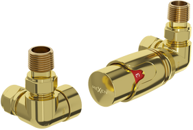 Mexen G00 axial thermostatic set, gold - W903-900-50