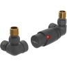 Mexen G00 axial thermostatic set, anthracite - W903-900-66