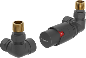Mexen G00 axial thermostatic set, anthracite - W903-900-66