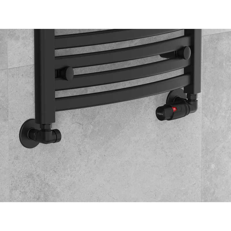 Mexen G00 axial thermostatic set, black - W903-900-70