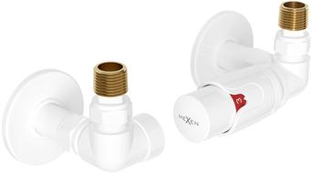 Mexen G00 axial thermostatic set with cover R, white - W903-900-904-20