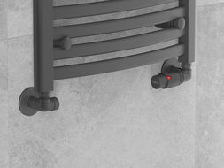 Mexen G00 axial thermostatic set with R cover, anthracite - W903-900-904-66