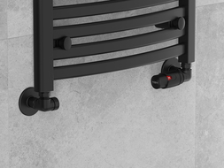 Mexen G00 axial thermostatic set with R cover, black - W903-900-904-70