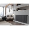 Mexen CC33 Plate Radiator 400 x 2200 mm, Bottom Middle Connection, 3715 W, Anthracite - W6C33-040-220-66