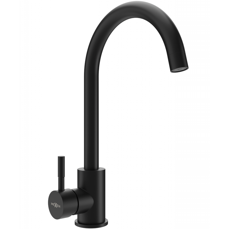 Mexen Foggia kitchen faucet, black - 671800-70