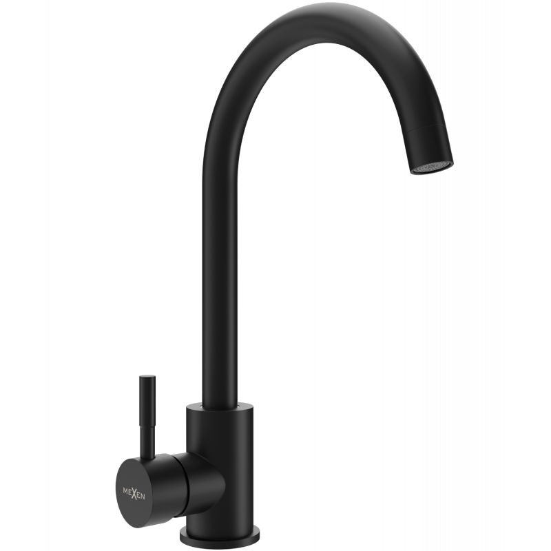 Mexen Foggia kitchen tap, black - 671800-70