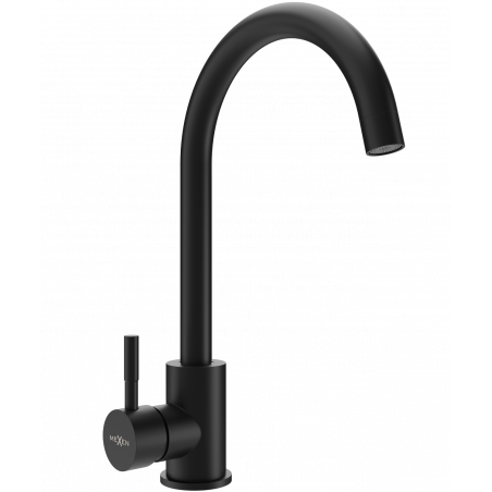 Mexen Foggia kitchen mixer tap, Black - 671800-70