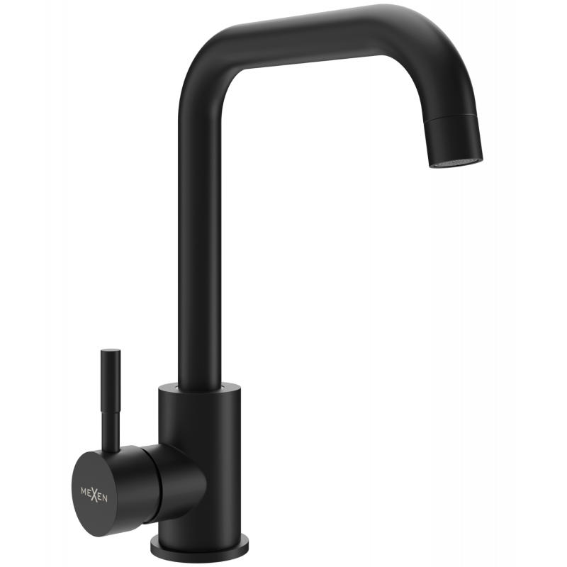 Mexen Modena kitchen mixer tap, Black - 671900-70