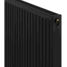 Mexen CC11 panel radiator 900 x 1000 mm, central bottom connection, 1273 W, black - W6C11-090-100-70