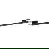 Mexen Zoja towel hanger, Black - 7019124-70