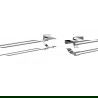 Mexen Zoja double towel rack, Chrome - 7019125-00