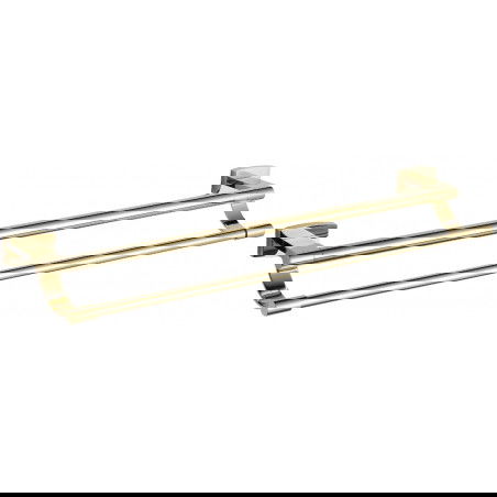 Mexen Zoja double towel rack, Gold - 7019125-50