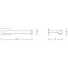 Mexen Zoja toilet paper holder, chrome - 70191333-00