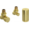 Mexen G05 angled thermostat set, gold - W901-958-50