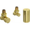 Mexen G05 angled thermostatic set, gold - W901-958-50